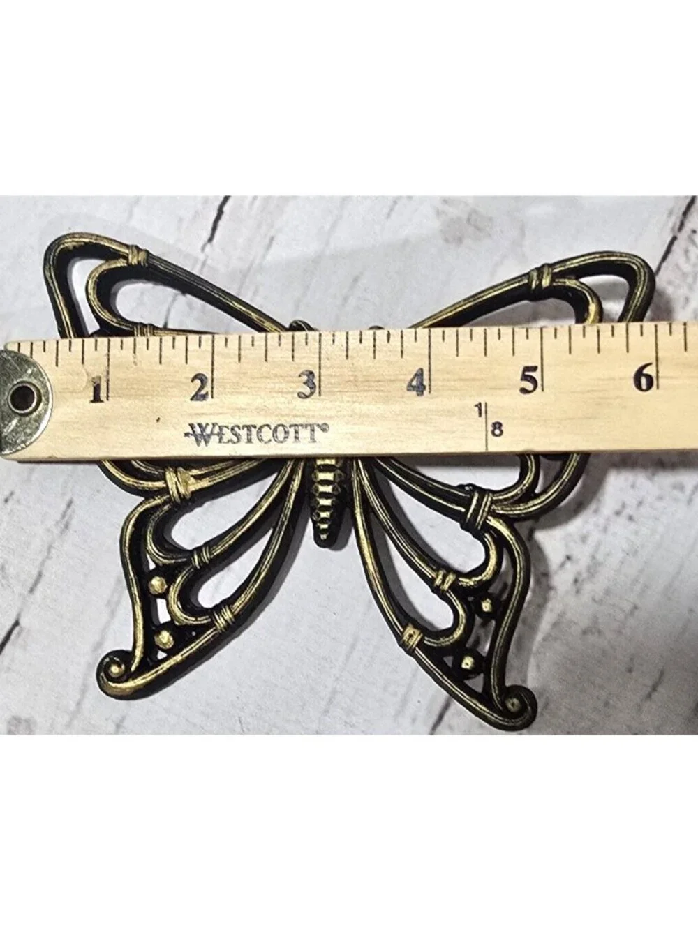3 Upcycled Homco Butterfly Wall Art Dark Academia Cottagecore Figures Eclectic